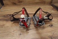pedais de plataforma plana para bicicleta de estrada KYOKUTO PRO VIC II Japão + clipes de biqueira BRC Itália comprar usado  Enviando para Brazil