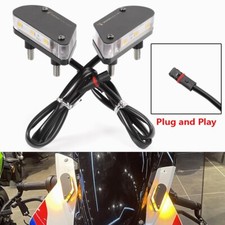 Placas base espelho luz de seta LED frontal para BMW S1000RR M1000RR 2021-2023 comprar usado  Enviando para Brazil