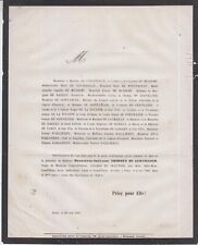 1864 faire part d'occasion  Toulouse-