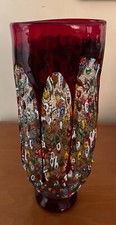 Vaso millefiori murrina usato  Varese