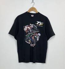 Camiseta masculina TT Isle Of Man Road Races 2010 Moto Racing tamanho XXL preta top comprar usado  Enviando para Brazil