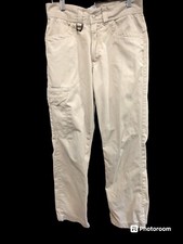 Usado, Calça cargo Under Armour masculina 30x32 cáqui mistura de algodão pesca caminhadas comprar usado  Enviando para Brazil