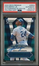 2022 Onyx Premium AUTO folha de prata 24/50 KEN GRIFFY JR Seattle Mariners PSA 10, usado comprar usado 2022 Onyx Premium AUTO folha de prata 24/50 KEN GRIFFY JR Seattle Mariners PSA 10, usado comprar usado  Enviando para Brazil
