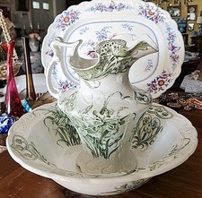 Antique green transferware for sale  Central Falls