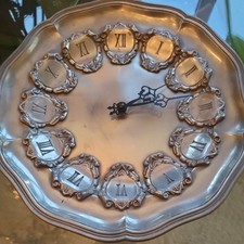 Vintage zinn wanduhr gebraucht kaufen  München