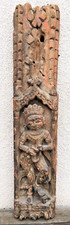 Suporte de telhado de madeira esculpido divindade nepalesa budista do século XVII a XVIII comprar usado  Enviando para Brazil