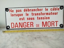 Gde plaque émaillée d'occasion  Franconville