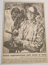 Cartolina polizia angloamerica usato  Padova