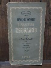 Fratelli zemganno edmond usato  Italia