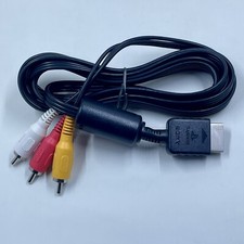 Cabo de áudio/vídeo original Sony OEM RCA AV para PlayStation PS1 PS2 PS3 comprar usado  Enviando para Brazil