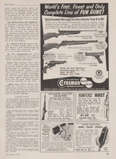 Usado, 1961 Crosman Arms Co. -"Linha Completa de Armas Divertidas" -Ar, CO2 - Impressão foto de anúncio comprar usado  Enviando para Brazil