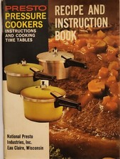 Presto Pressure Cooker Recipe & Instruction Book FREE SHIPPING segunda mano  Embacar hacia Mexico