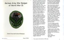 Book, German Army War Badges of World War II by Jamie Cross & Gordon Williamson comprar usado  Enviando para Brazil