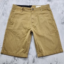 Bermuda chino Volcom masculina 32 bronzeada frente plana casual skatista verão preppy comprar usado  Enviando para Brazil