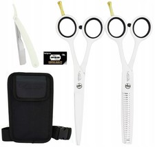 Zestaw Nożyczki Degażówki Fryzjerskie do Włosów Cięcia GEPARD 5,5 na sprzedaż  PL