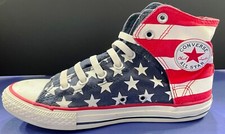 Usado, Mandris Converse All Star infantil tamanho 4 vermelho branco azul bandeira americana! comprar usado  Enviando para Brazil