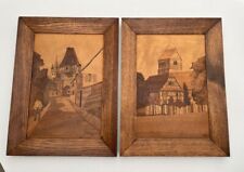 Cadres marqueterie alsacienne d'occasion  Sannois