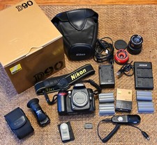 Corpo da câmera Nikon D90 DSLR "Precisa de reparo problema de espelho" + DR-6 + EN-EL3e ... comprar usado  Enviando para Brazil