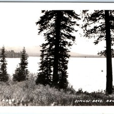 Foto real c1940s Diamond Lake, OU Resort Campground RPPC Symons Bros Bend A160 comprar usado  Enviando para Brazil