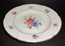TIGELA DE SOPA ANTIGA ZEH SCHERZER BAVIERA ZONA DOS EUA FLORAL OURO PORCELANA DOURADA comprar usado  Enviando para Brazil