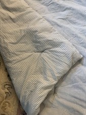 Edredom Laura Ashley QUEEN listra Oxford azul branco 100% algodão comprar usado  Enviando para Brazil
