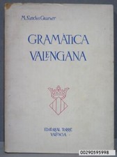 GRAMATICA VALENCIANA. SANCHIS GUARNER                             comprar usado  Enviando para Brazil