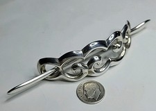 Navajo Hair Barette Tufa Cast prata esterlina por Frank Chee 47,6g vintage  comprar usado  Enviando para Brazil