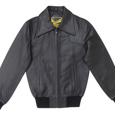Real leather biker for sale  LONDON