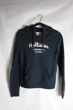 Jaqueta moletom Hollister Abercrombie feminina gráfica com capuz azul M comprar usado  Enviando para Brazil