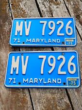 Pair 1971 maryland for sale  Kirksville