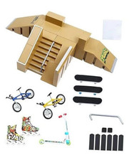 Usado, Kit de parque de skate, kit de parque de skate maior peças de rampa para skate de dedo 8 peças comprar usado  Enviando para Brazil