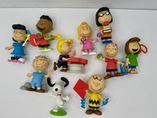 Usado, Figuras de colecionador de PVC Peanuts Just Play 3” plástico CONJUNTO COMPLETO de 10 comprar usado  Enviando para Brazil