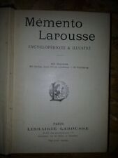 Mémento larousse encyclopédi d'occasion  Perpignan-