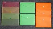 Plastic envelope wallets for sale  PENICUIK