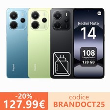 Xiaomi Redmi Note 14 4G Smartphone 6+128GB 108MP NFC 5500mAh 6.67" 33W Globale na sprzedaż  Wysyłka do Poland