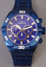 INVICTA Coalition Forces Masculino 50mm Aço Inoxidável Mostrador Azul VD53 Quartzo 40, usado comprar usado  Enviando para Brazil