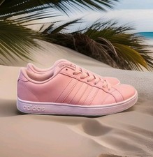Tênis de corrida Adidas Neo Baseline feminino 71/2 rosa coral atlético caminhada, usado comprar usado  Enviando para Brazil