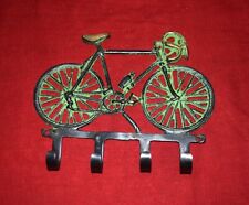 Usado, Pedal ciclo gancho de parede latão formato bicicleta gancho múltiplo presente artesanal EK626 comprar usado  Enviando para Brazil