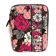 Estojo acolchoado para notebook VERA BRADLEY para iPad marrom, rosa e branco  comprar usado  Enviando para Brazil