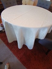 Scalloped edge damask for sale  SWANSEA