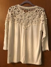 Spitzenshirt häkel spitze gebraucht kaufen  Passau