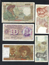 Lotto banconote francs usato  Colleferro