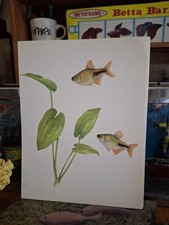 Vintage aquarium fishbowl d'occasion  Expédié en Belgium