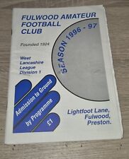 Fulwood amateurs lancs for sale  ROTHERHAM