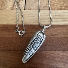 Usado, Colar pingente vintage 19" orelha de milho Milagro corrente espanhola 925 esterlina 23,9 g comprar usado Usado, Colar pingente vintage 19" orelha de milho Milagro corrente espanhola 925 esterlina 23,9 g comprar usado  Enviando para Brazil