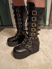 Stivali gothic goth usato  Spedire a Italy