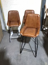 Leather bar stool for sale  HYDE