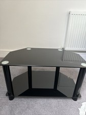 Tempered black glass for sale  NOTTINGHAM