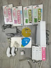 Pacote de console Nintendo Wii com Wii Sports + jogo Hannah Montana + 4 controles remotos comprar usado Pacote de console Nintendo Wii com Wii Sports + jogo Hannah Montana + 4 controles remotos comprar usado  Enviando para Brazil