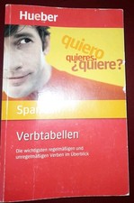 Verbtabellen spanisch 97831900 gebraucht kaufen  Freital